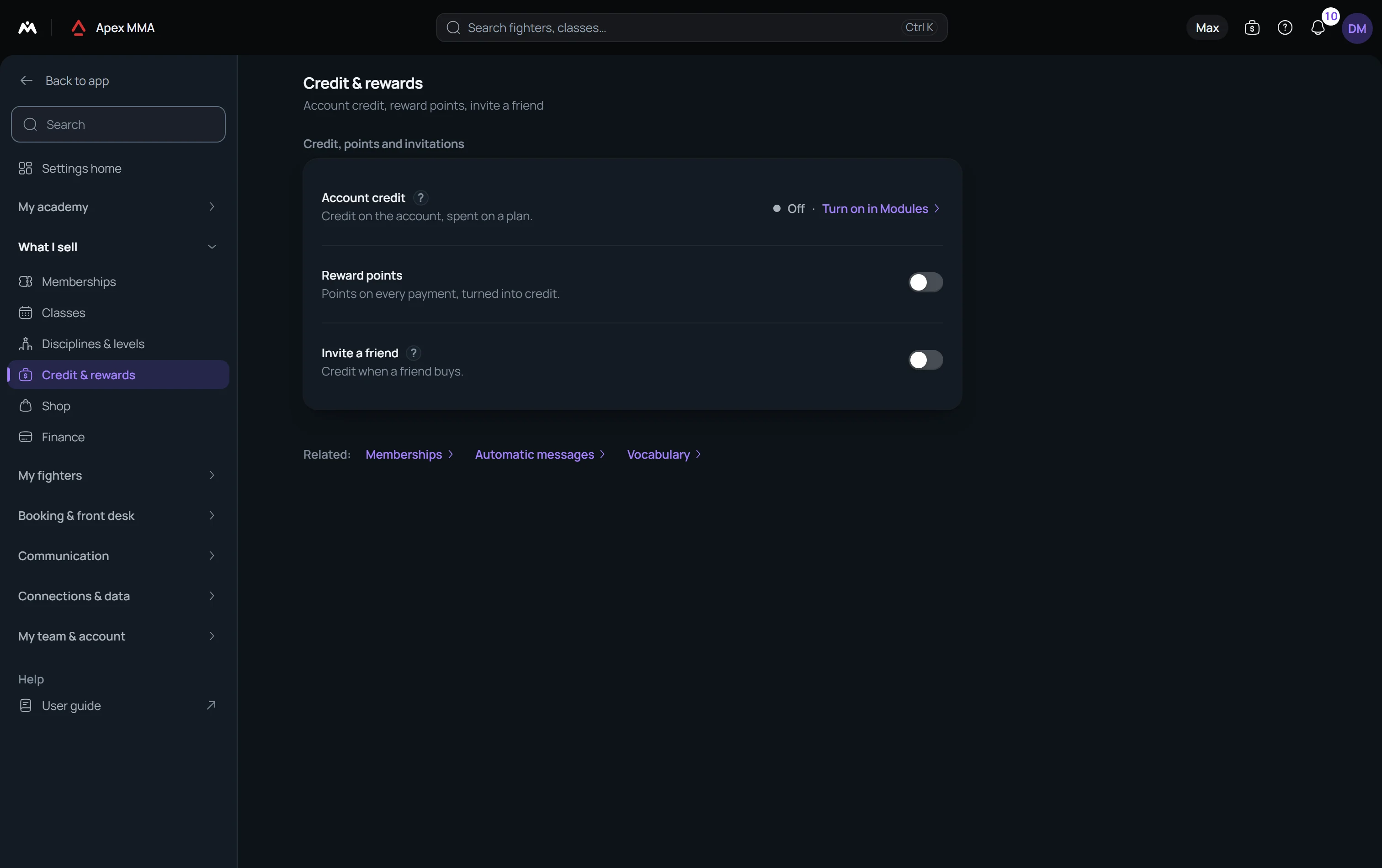 Three tools, one account credit
